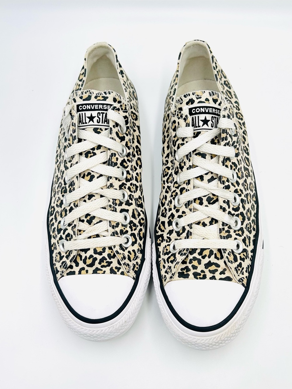 Converse Chuck Taylor All Star Ox Leopard Print Sneakers Women Size 9 Canvas - Picture 9 of 11
